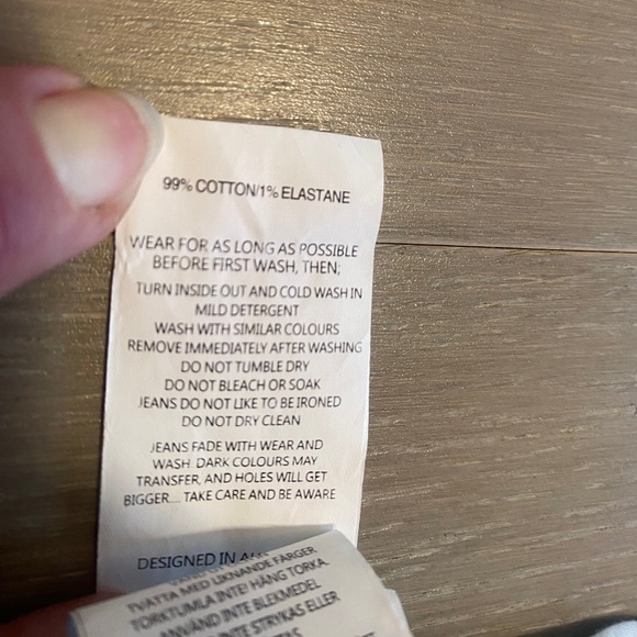 NEUW faded jeans, straight cut. Size 26 - Picture 5 of 8